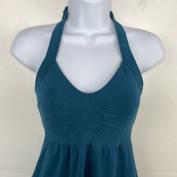 Athleta Pack Everywhere Dress Halter size XS Teal Above Knee - Picture 2 of 13